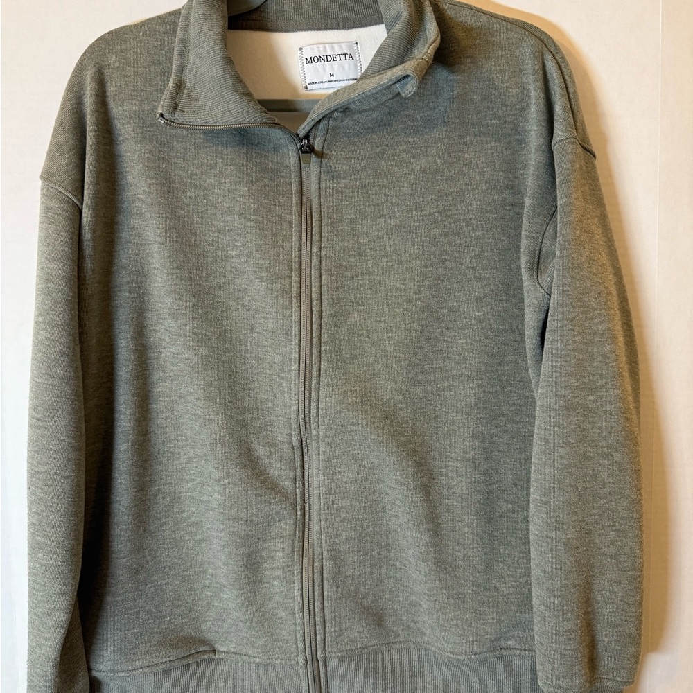 Mondetta Zip Up Collar Long Sleeve Sweater/Jacket(Medium)